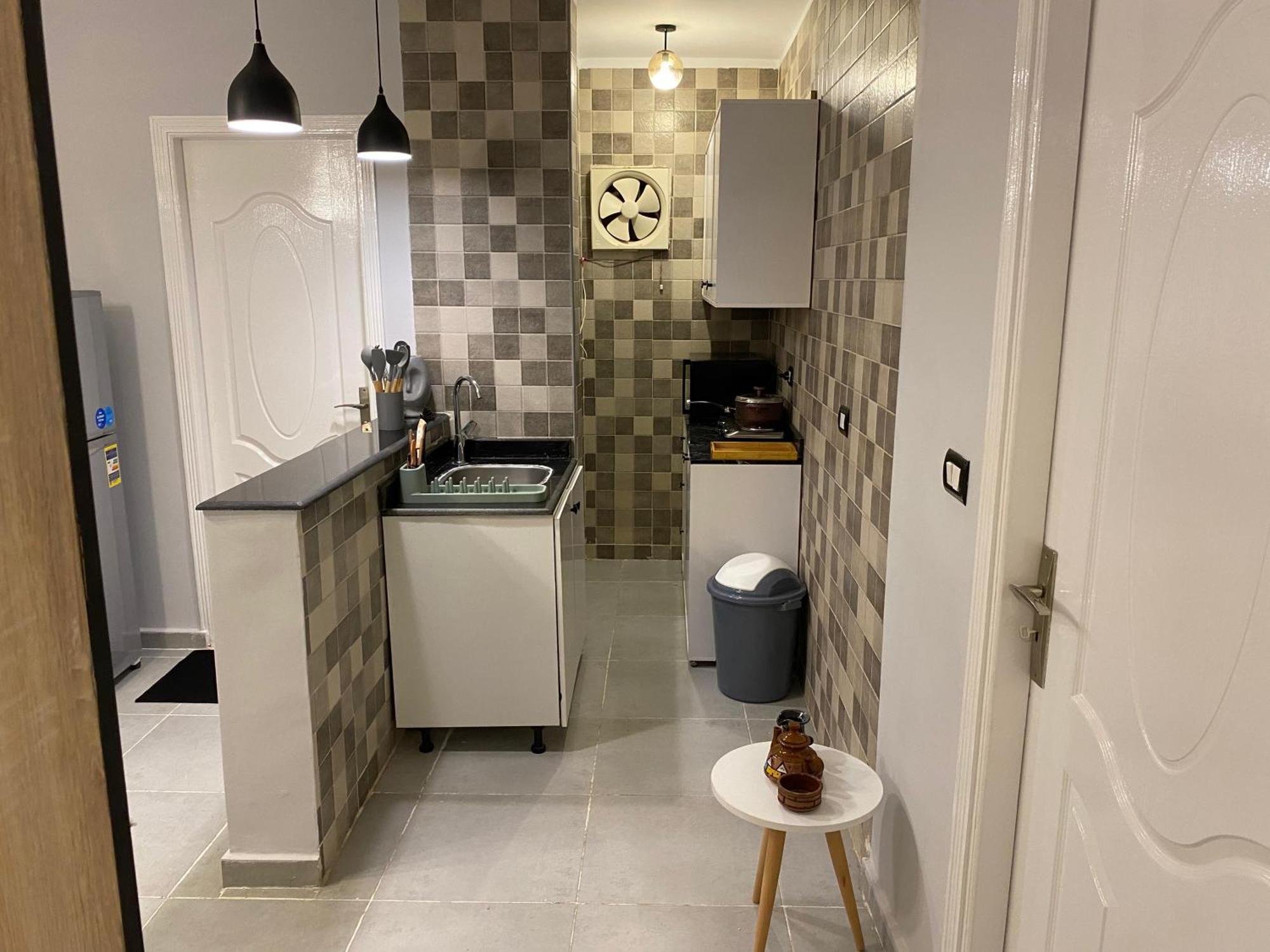 Apartmán Sunny Haven 1br Near Airport Káhira